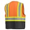 Pioneer Solid Vest w/Black Bottom, Orange, Large V1020251U-L/XL - alternate 3